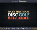 Disc Golf Player Svg Png Dxf Cut Files