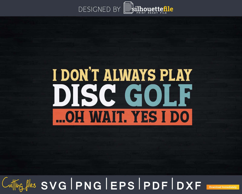 Disc Golf Player Svg Png Dxf Cut Files