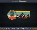 Disc Golf Retro Vintage Style Svg Png Dxf Cut Files