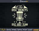 Disc Golf Team The Jockeys Svg Png Dxf Cut Files