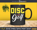 Disc Golf Vintage Retro Golfer Sport Lover Svg T-shirt