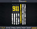 Dispatcher 911 USA Flag Dispatching Svg Dxf Cricut Cut Files