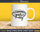 Distressed Football Game Day Svg craft cricut cut files
