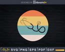 Doctor Nurse Vintage Retro Stethoscope Svg Dxf Cut Files