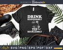 Drink Responsibly Tip Recklessly Funny Bartender Svg Png