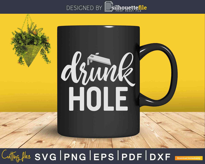 Drunk Hole Svg Dxf Cut Files