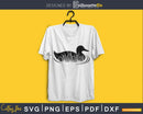Duck silhouette svg digital file