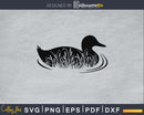 Duck silhouette svg digital file