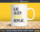 Eat Sleep Block Repeat Football Offensive Lineman svg png
