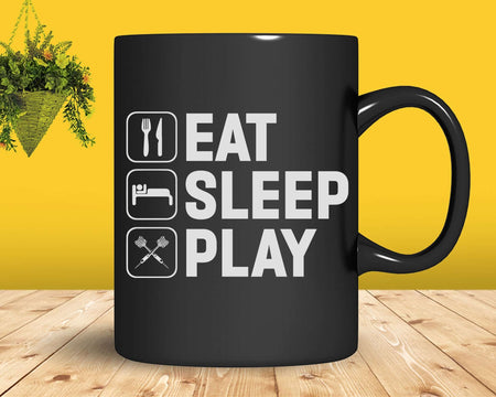 Eat sleep play Darts Svg Png Cricut Files