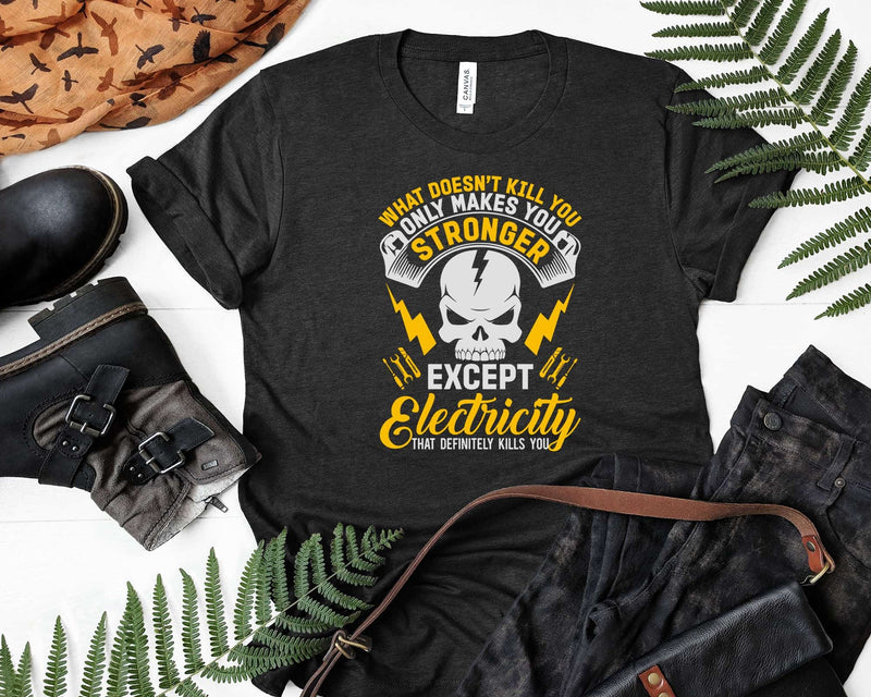 Lineman What Doesn’t Kill You Electricity Electrician Svg