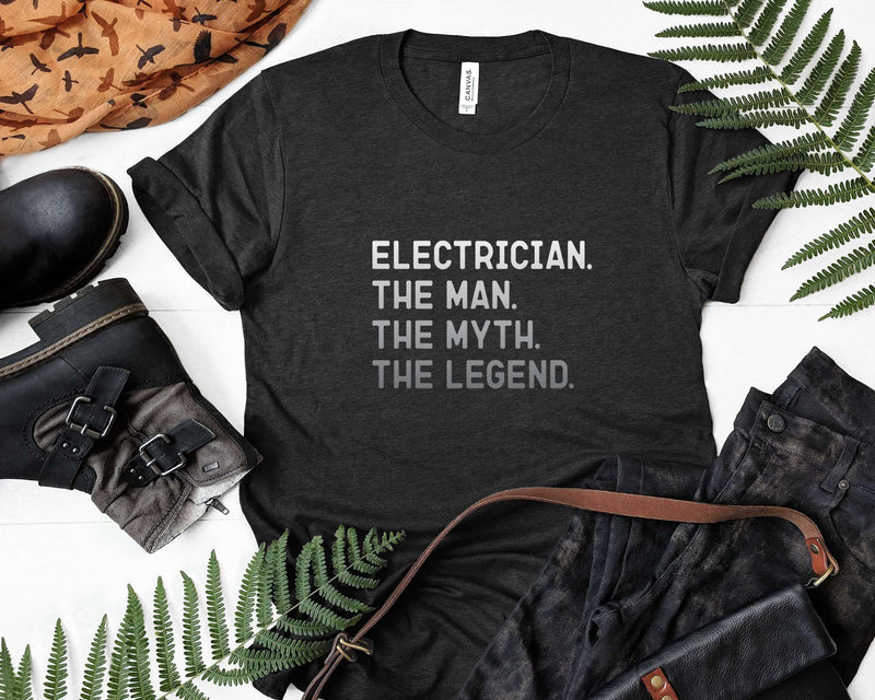 Electrician The Man Myth Legend Svg Png Files For Cricut