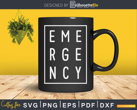 Emergency Nurse and ED Tech Department Svg T-shirt Design