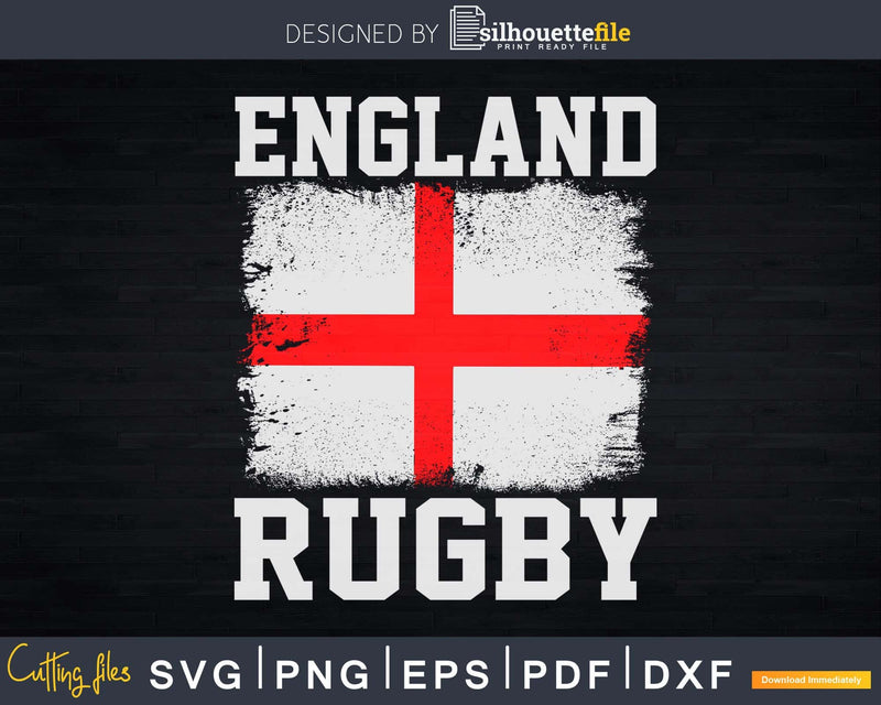 England Rugby Svg flag jersey Dxf Cricut Cut Files