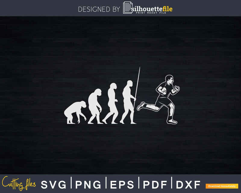 Evolution Of Rugby Svg Dxf Cricut Cut Files