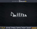 Excavator Driver Evolution Heavy Equipment Operator Svg Dxf