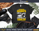 Excavator grandpa construction worker Svg Dxf Cut Files