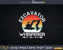 Excavator Whisperer Svg Dxf Cut Files