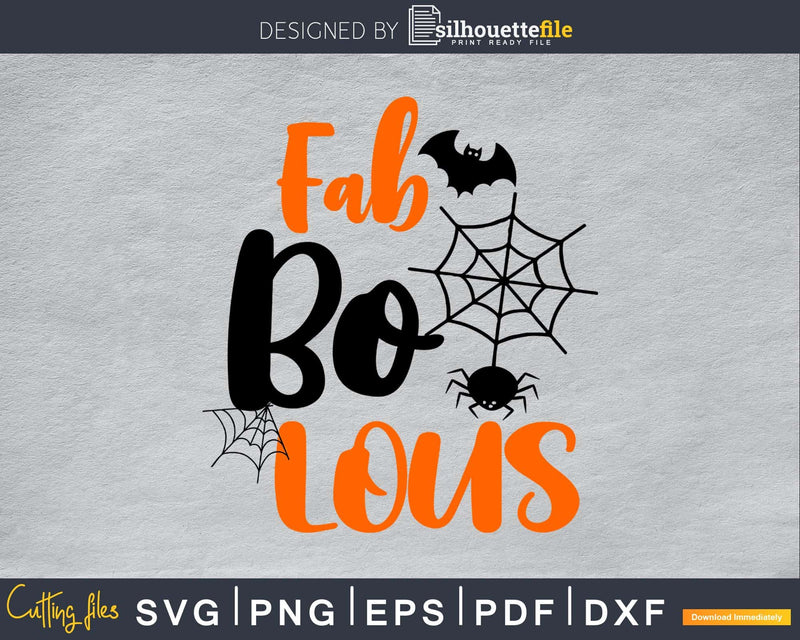 Fab Boo Lous Halloween cricut cutting svg craft cut files