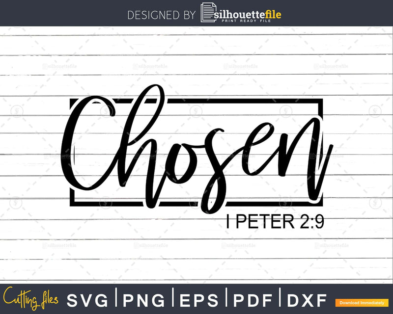 Faith Christian Peter 2:9 svg design crciut digital cutting