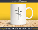 Faith Cross SVG Cut File DXF clipart Printable Silhouette