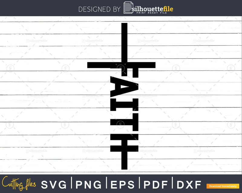 Faith svg Christian Religious Svg Design Cricut Printable