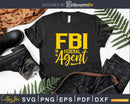 FBI Federal Agent Svg Dxf Design Files