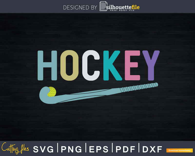 Field Hockey Sticks Svg Png Dxf Cricut FIles