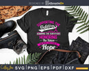 Fight Like a Girl Supporting Admiring Honoring Svg Designs
