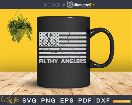 Filthy Anglers Fishing American Flag