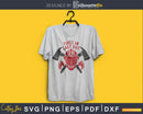Firefighter Skull First In Last Out Fireman SVG DXF