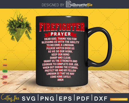 Firefighter’s Prayer Christianity Quotes Sign