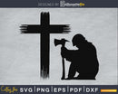 Fireman Cross faith Firefighter svg cricut digital files