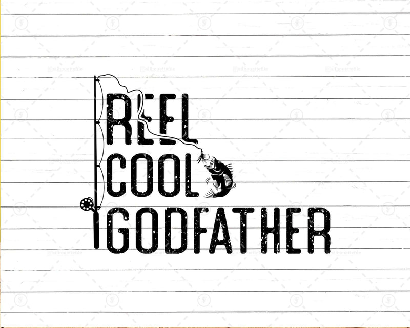 Fishing Reel Cool Godfather Png Svg Files For Cricut