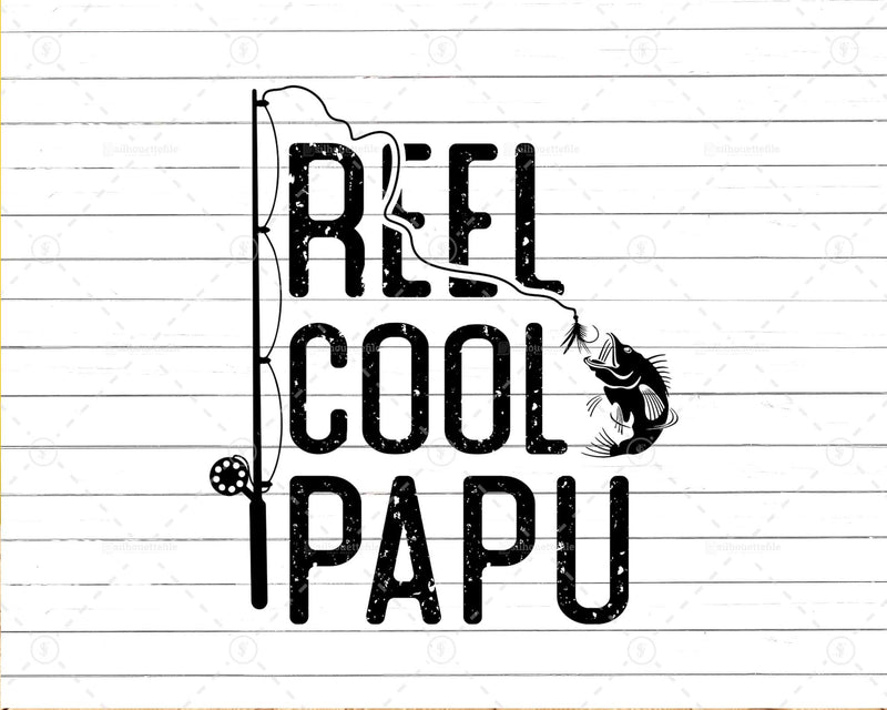Fishing Reel Cool Papu Png Svg Files For Cricut