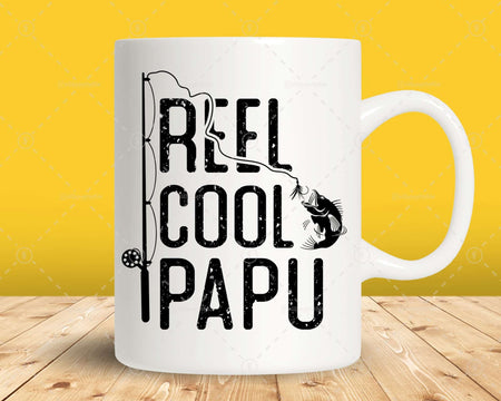 Fishing Reel Cool Papu Png Svg Files For Cricut