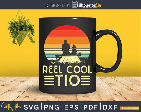 Fishing Uncle Reel Cool Tio Svg Gift Print Ready File