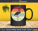 Flamingo Retro Style craft cut svg png digital cutting file