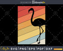 Flamingo Retro vintage Style cut svg png design cutting