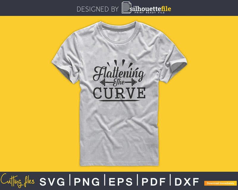 Flattening the curve svg design cricut printable cut files