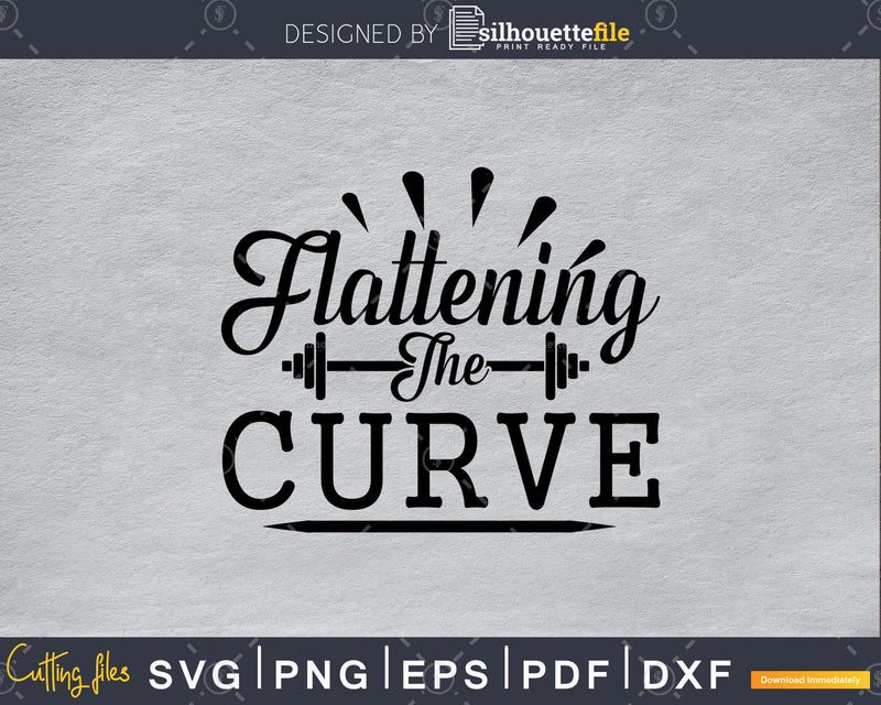 Flattening the curve svg design cricut printable cut files