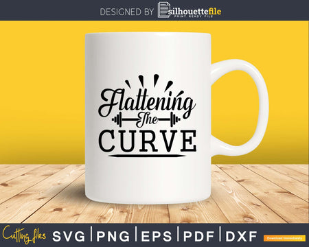 Flattening the curve svg design cricut printable cut files