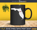 Florida FL Home Heart Native Map svg cutting cut digital