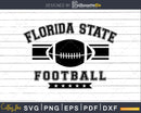 Florida State Football FL Vintage Varsity Style svg dxf cut