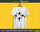 Flying Duck silhouette Vector at Get Drawings svg png