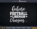 Football Lineman Charging Svg Dxf Cricut Files