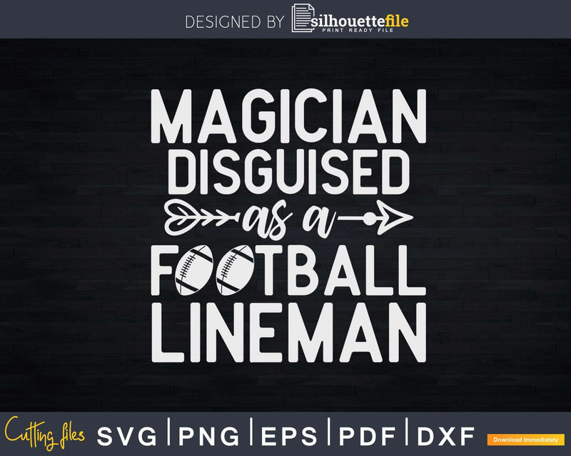 Football Lineman Disguised Svg Dxf Cricut Files