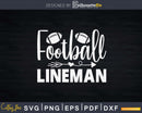 Football Lineman USA Flag Svg Dxf Cricut Files