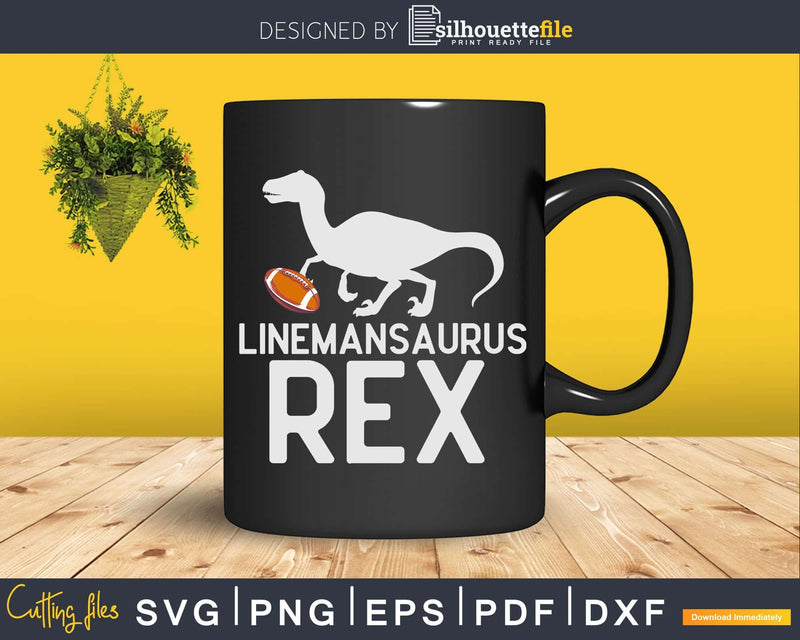 Football Linemansaurus Rex Offensive Defensive Player Svg