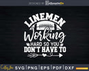 Football Player Offensive Lineman O Line Funny Svg Dxf